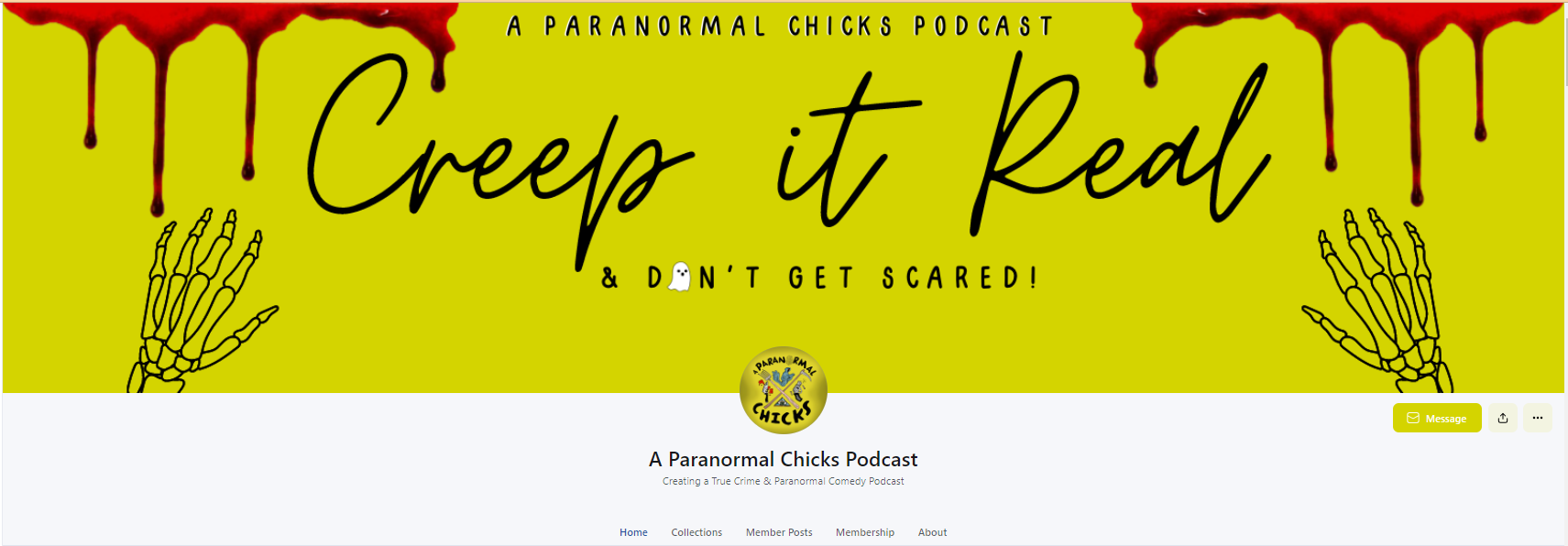 A Paranormal Chicks Patreon page