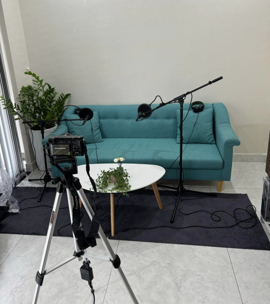 Podcast Studio for Video Podcast