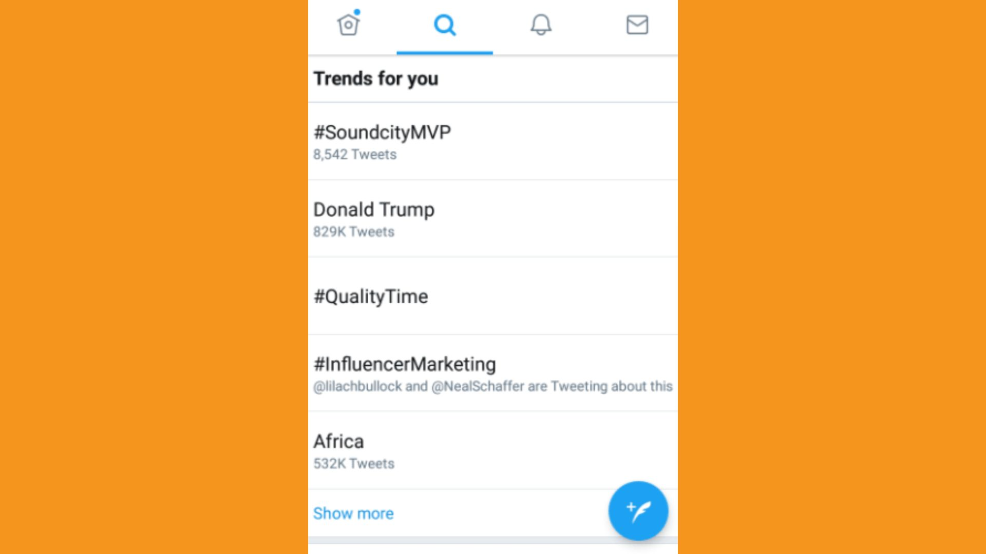 Trending Tweet